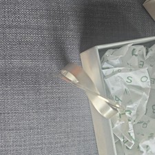 Oliver Bonas Agatha Twist Silver Coloured Bangle