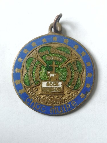 Old irish religous enamel - old,