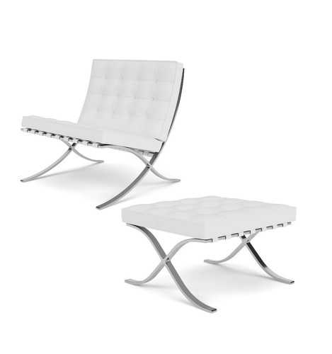 Knoll barcelona chair - barcelona, &
