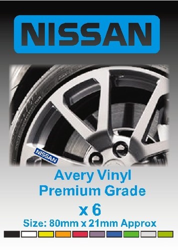 Nissan alloy wheel vinyl - nissan,