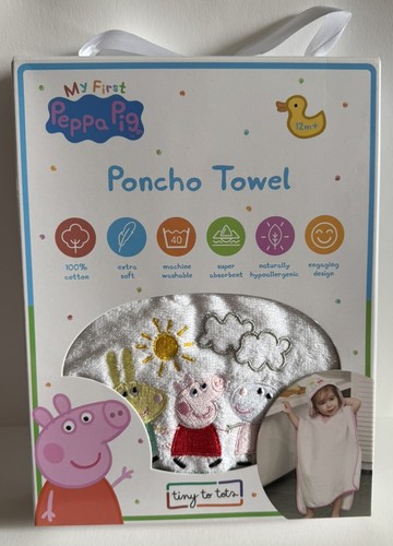 Peppa pig hooded poncho - poncho, towel