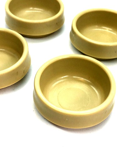 Castor cups 50mm cream - castor,