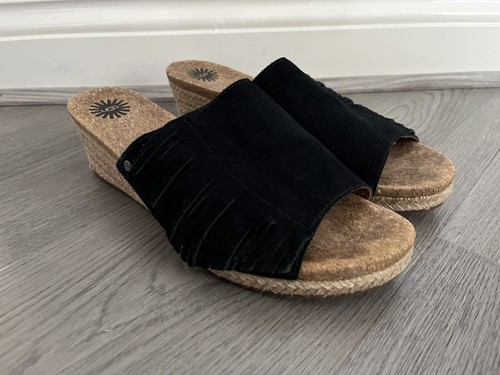 Ugg danes womens black suede - womens,