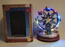 Lumineo Christmas Village Animated Ferris Wheel Musical With Lights