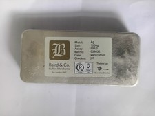 1kg Silver Bar  Baird & Co