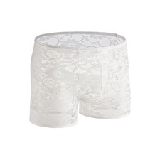 Sleek transparent men's lace