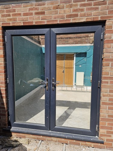 Slate grey patio doors - , 2