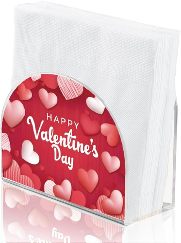 Valentines day napkin holder - valentines,