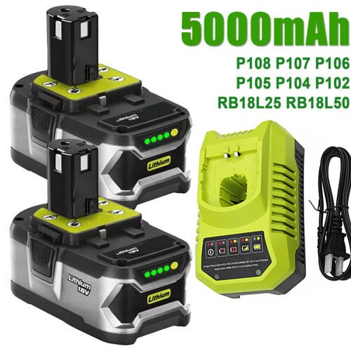 18v 0ah for ryobi one - 5.0ah,