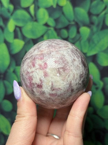 Pink tourmaline quartz - pink,