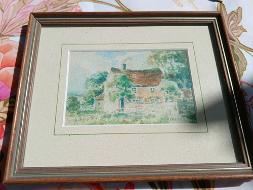 Original 1929 watercolour - watercolour, h