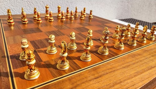 Franklin mint chess table - franklin,
