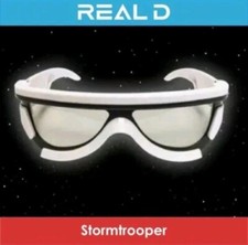 Star Wars Force Awakens Real D 3D Glasses - Stormtrooper
