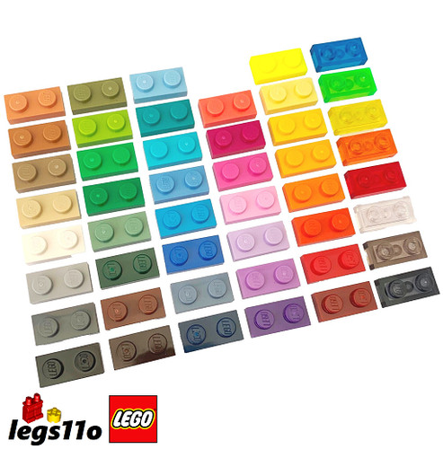 Lego plate 1x2 - plate, new