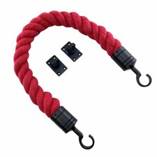 24mm Red Cotton Barrier Rope