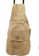 **Special Offer** Beige Leather Apron Welding Carpenters Gardeners Safety PPE