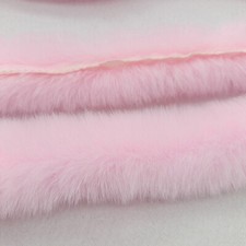 2 Meter Long 5cm Wide Faux Rabbit Fur Strips Ribbon Edge Trim Sewing Cuffs DIY