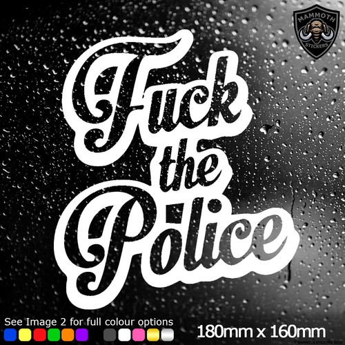 The police vinyl sticker - vinyl,