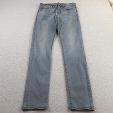 Superdry Mens Jeans 31x32 Blue Tyler Slim 03 Straight Denim Zip Fly W31 L32