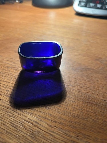 Cobalt blue glass - glass, insert