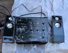 HomeMix UMIX-3 Audio & Video iPod & USB DJ Mixer Black Compact LED Indicators