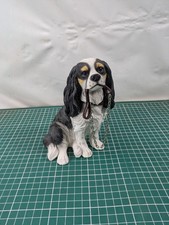 Leonardo Collection Cavalier King Charles  Spaniel Dog Walkies! 25cm Ornament  