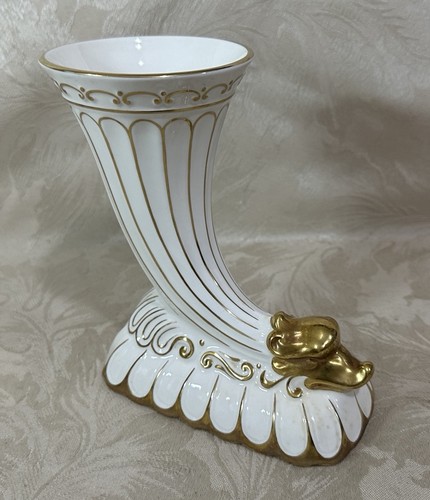 Coalport cornucopia horn - coalport,