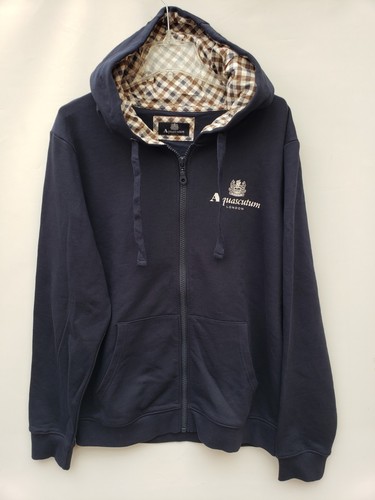 Aquascutum navy men zip up - aquascutum,