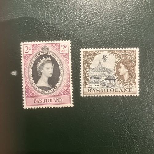 Basutoland 1953 queen - basutoland,