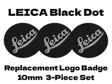 Leica Logo Badge Black 3-Piece