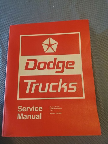1973 dodge trucks service - dodge,