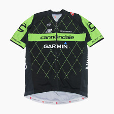 Castelli Cannondale Team 2.0 Road Cycling Jersey Mens Small Black Green Garmin 1