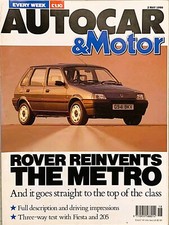 AUTOCAR MAGAZINE 02-MAY-90 - Rover Metro 1.1S, Saab 900 Carlsson, Ford Fiesta