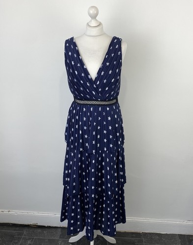 Self portrait star print dress - self,