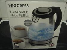 Progress Illuminated Glass Kettle, 1.7 Litre, 2200 W