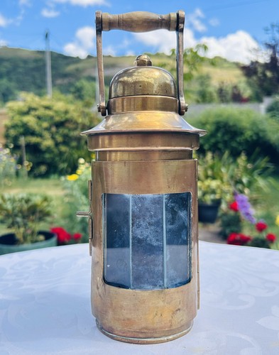 Vintage 1953 brass ships - vintage, bell