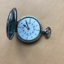 braille Vintage Pocket Watch Incabloc Not Working 