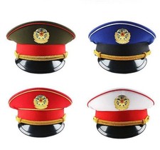 Men Army Hat Star Badge