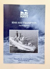Original Royal Navy HMS Southampton 'Welcome Aboard' Leaflet