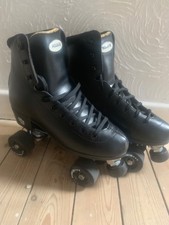 roockie artistic black roller skate quads size uk 9 used twice excellent item