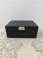 Stackers Black Classic Jewellery Box, Set of 2