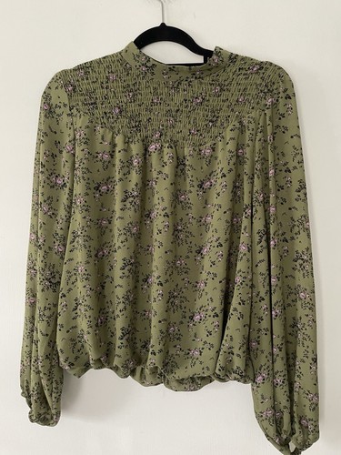 Qed london khaki - ditsy, floral