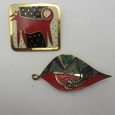 Vintage Laurel Burch Brooch