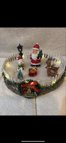 Christmas table decoration - table,