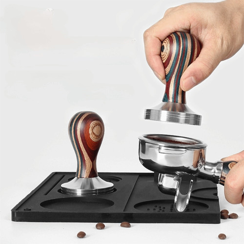 Wooden handle coffee tamper - handle,