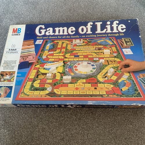 Vintage game life board - game,