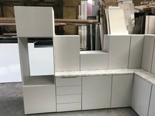 BUDGET Mid Sheen GLOSS GREY KITCHEN CABINETS COMPLETE - German BLUM Soft Close!
