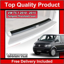 FITS VW T5.1 TRANSPORTER CARAVELLE 10-15 TAILGATE THRESHOLD COVER PROTECTOR TRIM