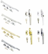 Window Locking Casement Stay & Locking Handle Fastener For Wood Timber Windows