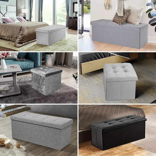 Foldable fabric cube with lid - foldable,